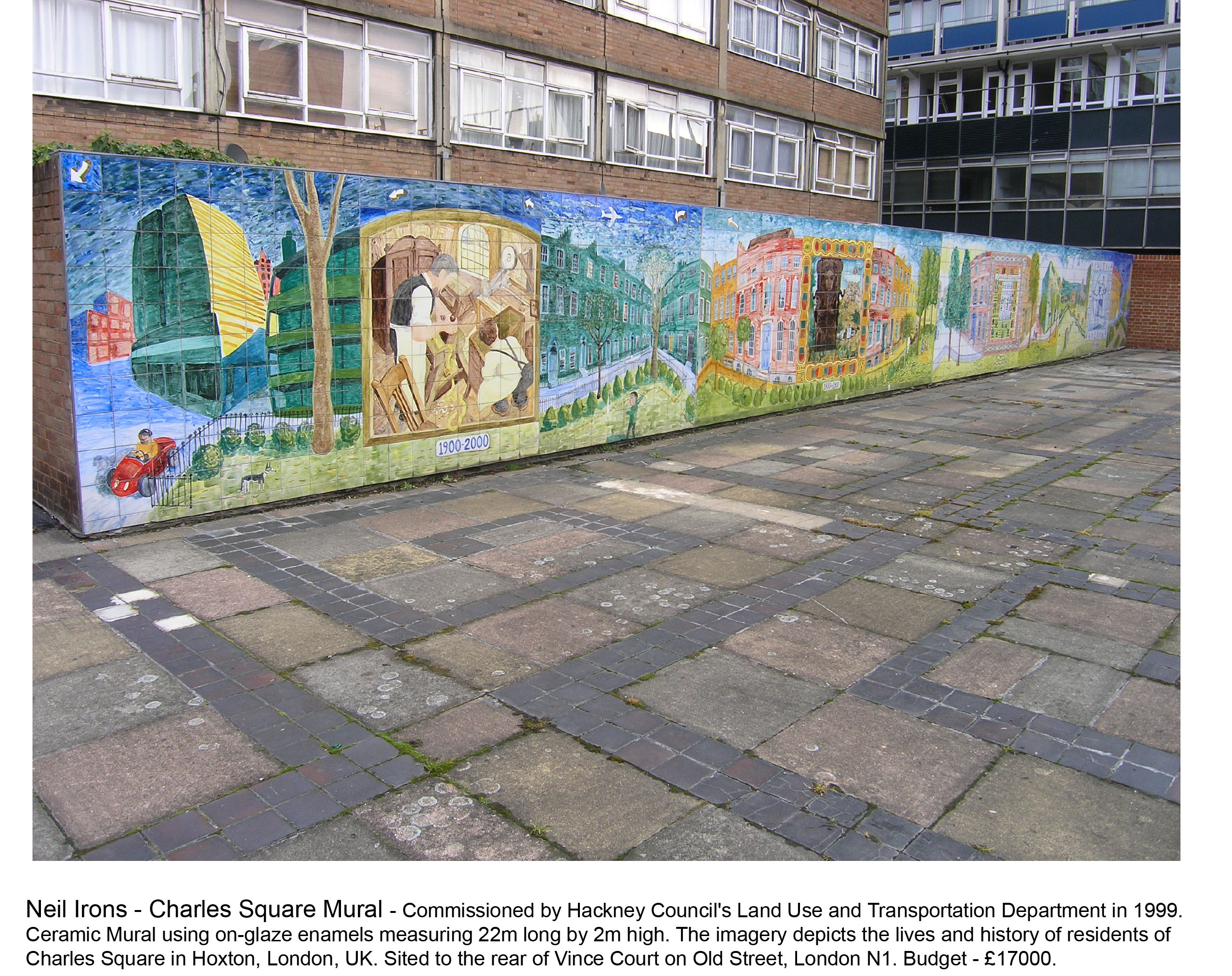 Charles square public art work- n.irons