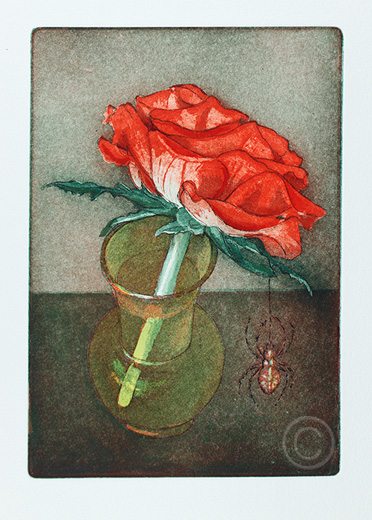 Garden Spider with Rose- Ruth de Monchaux