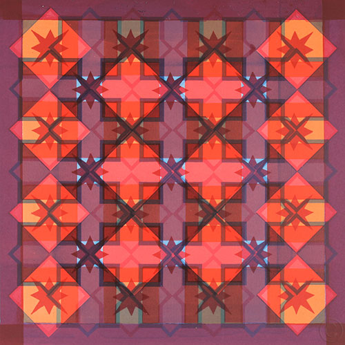 Starcarpet - screenprint by Ruth de Monchaux